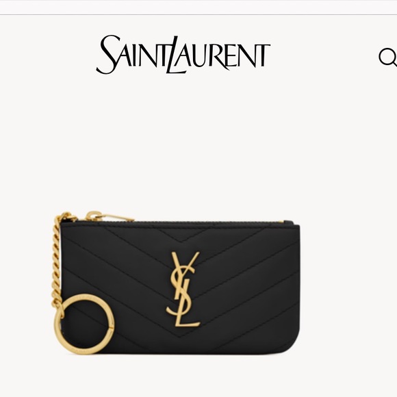 YSL Cassandre Matelasse Key Pouch - Picture 1 of 8